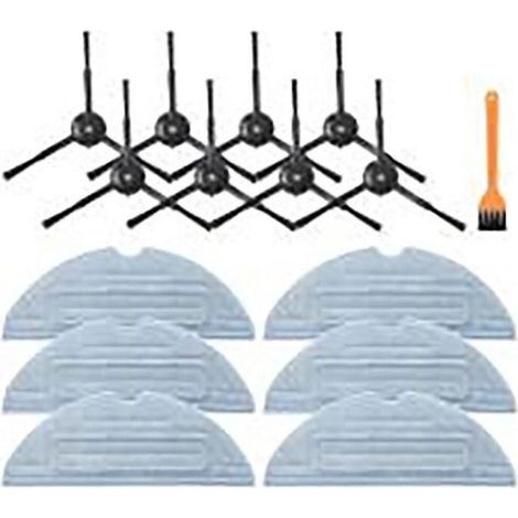 8PCS Brosse Latérale 6PCS Chiffon de Lingettes 1PC Peigne Pour Roborock T7 T7plus S7 Sweeper Accessoires de Nettoyage