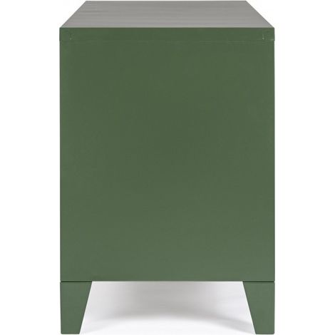 Mobile porta TV "Cambridge" per interno 120,5 x h 58,5 cm -Verde (1/5)