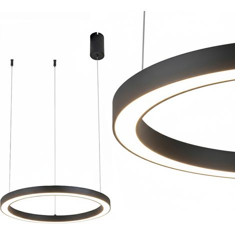 Suspension LED Grande-36 36W 2100lm 4000K IP20 blanc neutre noire Horoz (1/5)