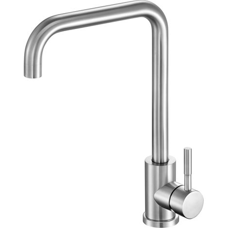 Küchenarmatur Steely, chrom 360°, 35cm, Wasserhahn, Spültischarmatur
