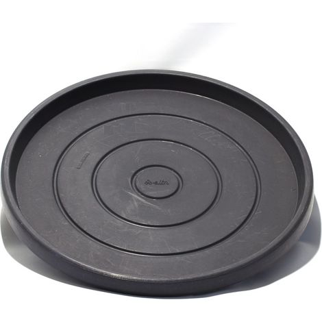 Sottovaso Circolare in Resina 64 cm. Antracite