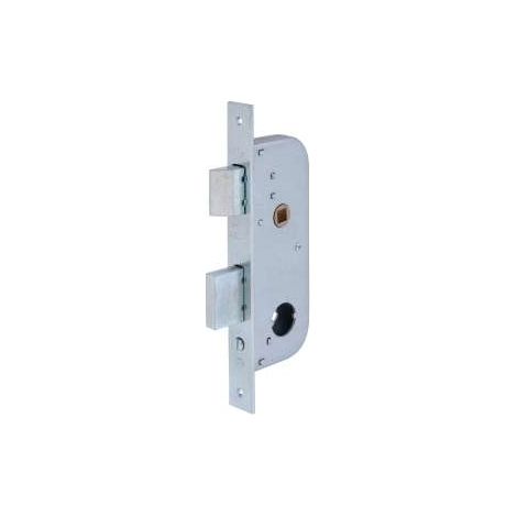 Serratura Per Cancelli Con Cilindro Tondo Mm.22 Distanza Mm.70 Entrata Mm.30