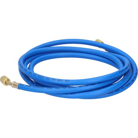 Ortviai Tuyau de recharge pour climatisation – 3 m, raccords 1/4" x 1/4", compatible R-410A, renforcé et étanche (1/4)