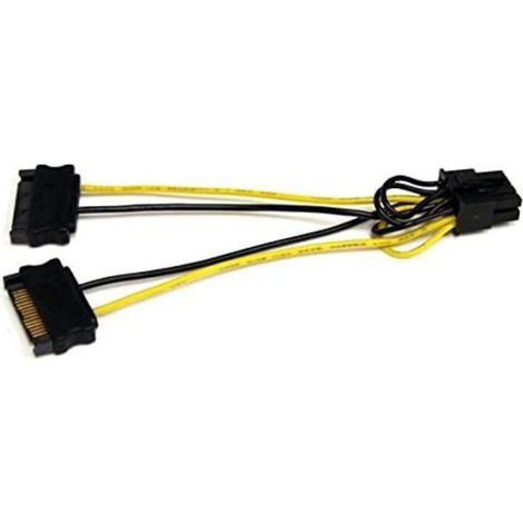 startechcom SATPCIEX8ADP adaptateur câble alimentation PCIe 8 broches (1/3)