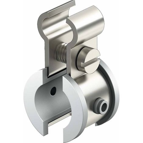 OBO Bettermann Collier de serrage avec garnitures en plastique 6-13mm acier inoxydable, inoxydable A4 1.4571 brillant, post-traité, 2307622 (1/2)
