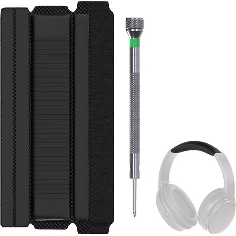 Bandeau de Remplacement pour Bose QuietComfort 35, 35 II (QC35, QC35 II) / Bose QuietComfort 45 (QC45) Over-Ear Casque par - Bandeau de Rechange en PU Protéiné pour Casque – Noir