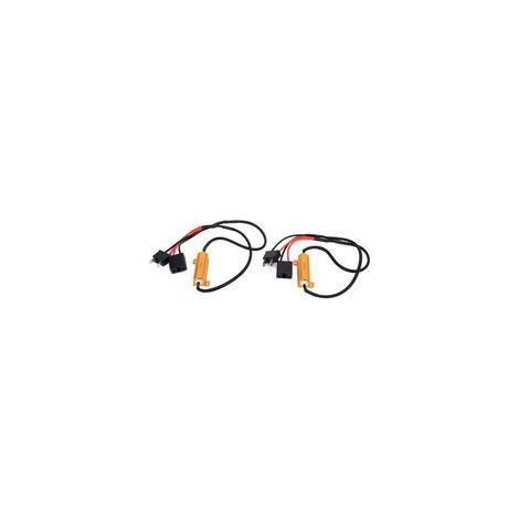 Décodeur LED H7 50 W 6 Ω – Annuleur d’erreur pour clignotants et phares automobiles – Lot de 2 résistances de charge (1/5)