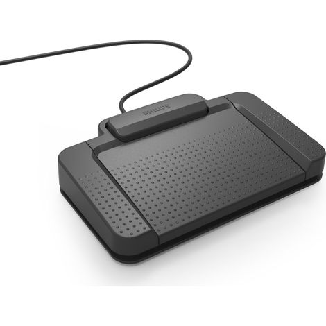 Philips acc2310 USB Interruttore a pedale, 3 Pedale di design, Plug e Play, Senza software, antracite ACC2330 design a 4 pedali (1/5)