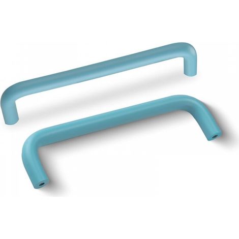 4 Pièces Poignée de Meuble en Aluminium 128mm Poignees de Portes pour Placards avec Vis Boutons Tiroir pour Armoire Cuisine,Bleu (1/5)