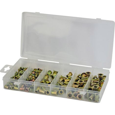 Coffret de 165 inserts filetés à sertir (1/4)