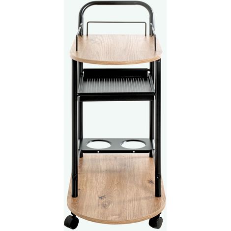 Binasco  Legno laminato e metallo - Marrone / nero (1/5)