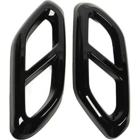 1 paire de couvercles de silencieux d'échappement décoratifs, Protection solide, remplacement de voiture pour Benz classe GLC X254 AMG Line, noir brillant (1/5)