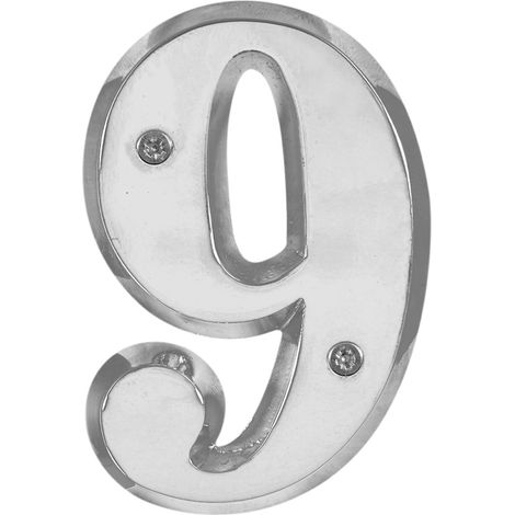 N°9 - Zamak Chromé 80mm - 4005218 (1/3)