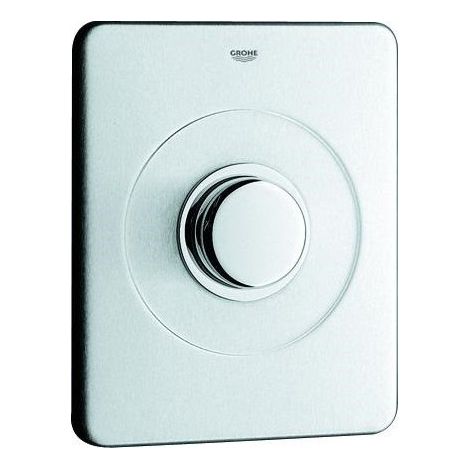 GROHE Plaque de recouvrement 43901 pour réservoir de chasse d'eau encastré en acier inoxydable, 43901000