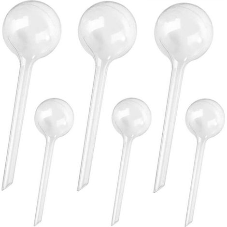 Set of 6 Plant Irrigation Balls - Plastic - Automatic Plant Irrigation System - For Home Garden, Plants - Indoor Watering (1/5)