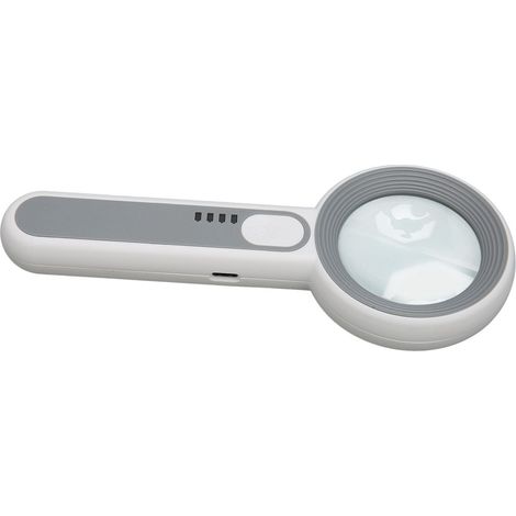 Loupe de poche avec écran tactile rechargeable 5x et lumière LED - Loupe portable (1/5)