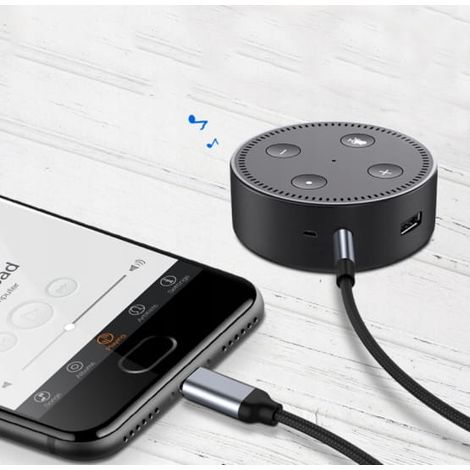 Câble adaptateur USB-C mini jack 3,5 mm ZC-20 (1/4)