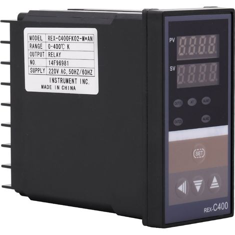 Panneau numérique 1PC 10A AC 220V avec sortie relais et clips, noir (1/5)