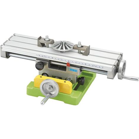 Tavola a croce x fresatura in alluminio  Fervi t018/350