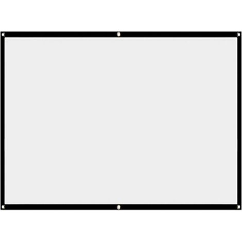 1 Écran de projection polyester portable 100 150 pouces écran souple accessoire projecteur cinéma extérieur(Troisième trimestre : août) (1/5)