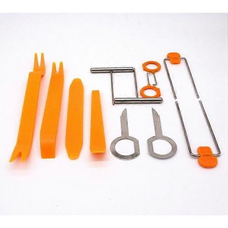 Outil de dmontage de voiture, outil de dmontage de stro, outil de modification de voiture, 12 pices (1/4)