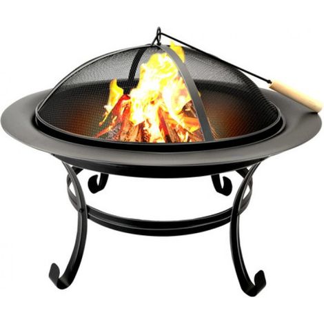 BBQ Collection Brasero Noir H76xl17xL77cm