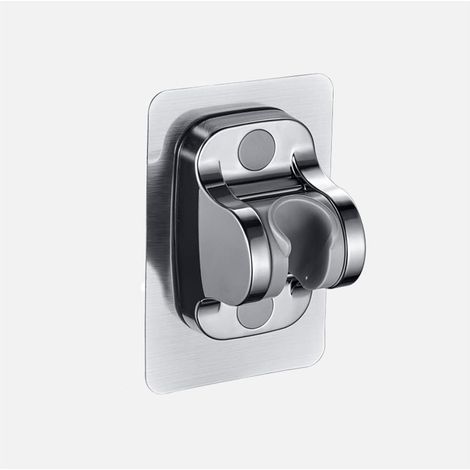 1 Pièce，Support de Pommeau de Douche, Support de Douche Sans Perçage, Support Douchette Réglable, Pommeau de Douche Fixation, Support de Douchette à Main, Support Mural, Accroche Pommeau de Douche (1/5)