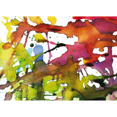 Aquarelle, photo murale, 160 x 115 cm, 1 part (1/2)