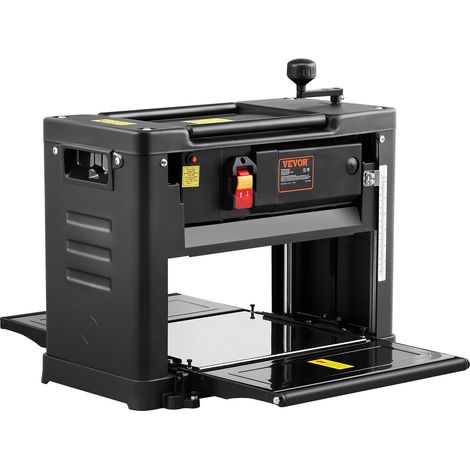 Raboteuse à Bois 30,1x33 cm Raboteuse Stationnaire 15 A 1800 W Rabot d'Épaisseur Automatique Électrique sur Table Deux Lames en Acier Rapide 23500 tr/min Faible Bruit pour Bois Dur et Tendre (1/5)