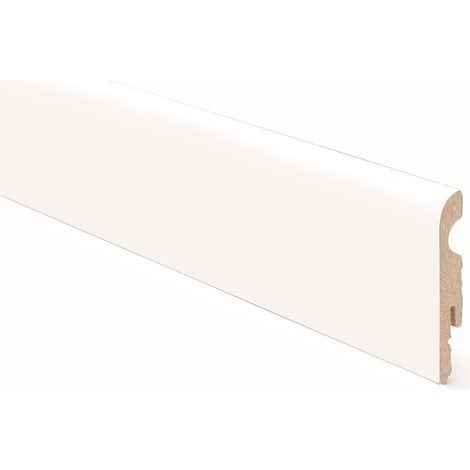 BATTISCOPA MDF CM. 8X1X240 BIANCO