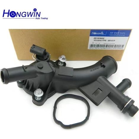 Convient pour le boîtier de thermostat de liquide de refroidissement du moteur Chevrolet Cruze, référence OE 25193922 (1/5)