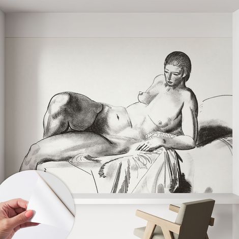 Fotomurale adesivo - murale da parete - Carta da parati autoadesiva - design parete moderno - Nudo artistico 152x104 cm (1/5)
