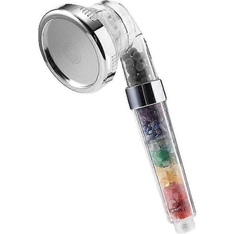 Pommeau de douche anticalcaire - Pommeau de douche en pierre naturelle - Pommeau de douche haute pression - Pommeau de douche économique en eau - Pommeau de douche de salle de bain - Lithother (1/5)