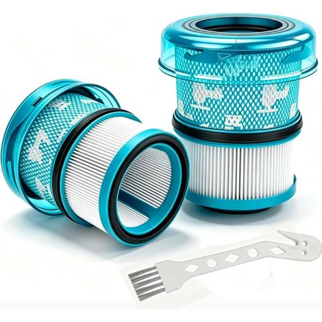 2er-Pack Ersatz-HEPA-Filter für den Dyson V16 Piston Animal Staubsauger, Ersatzzubehör für den Dyson V16 Piston Animal Submarine DS60 Nass- und Trockensauger, 1 Reinigungsbürste (1/5)