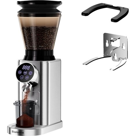 Molinillo de café cónico, 48 ajustes regulables, accesorios fáciles de limpiar, CG210, UE (1/2)