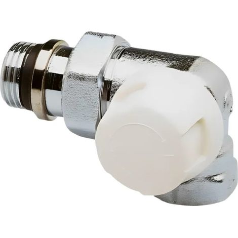Robinet thermostatique, corps double équerre droite Caleffi, 12x17 (3/8") (1/3)