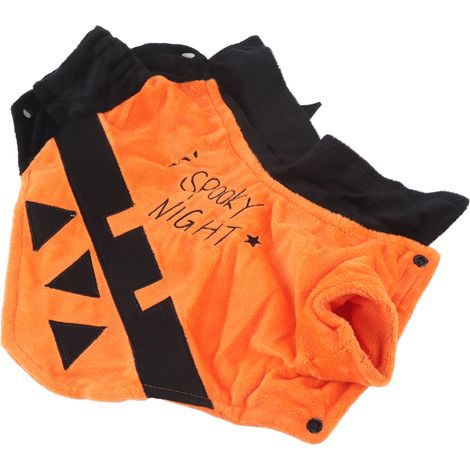 Déguisement pour animaux de compagnie lavable en machine, en polyester, avec motif chauve-souris, idéal pour les fêtes d'Halloween. (1/5)
