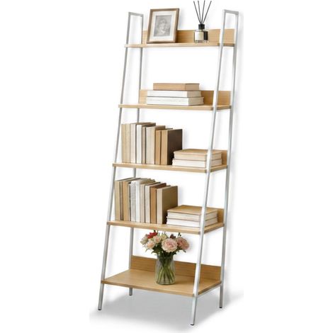 étagère-échelle, 5 Niveaux pour Plantes, Livres (1/5)