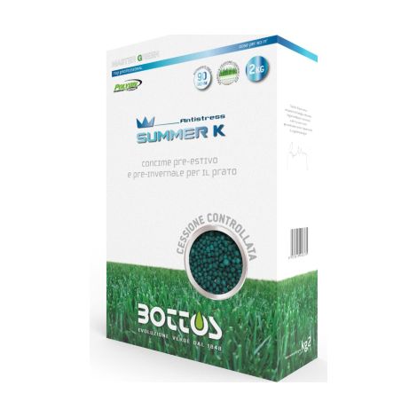 Fertilizzante Summer K 2Kg o 10Kg Bottos antistress per prato estivo - 2 Kg (1/6)