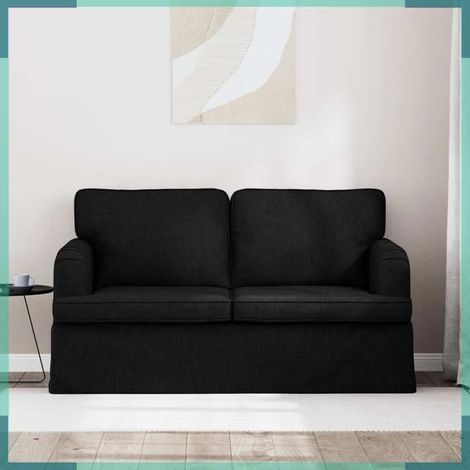 Canapé - 42024485 - Noir - Tissu - 144 x 80 x 85 cm (1/5)