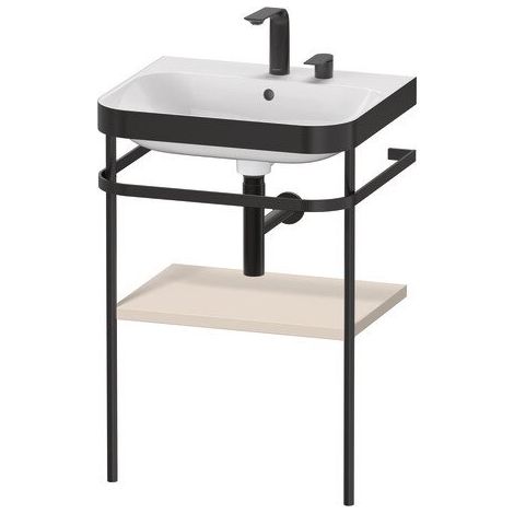 DURAVIT HP4735E8383 HappyD2+ en forme de C avec bride de fixation