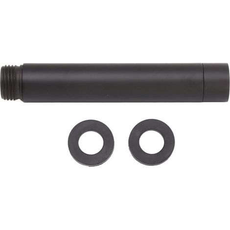 Douchette à main, bras de douche extensible avec joints, bras de douche universel, noir (1/4)