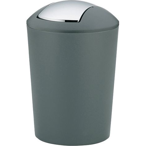 Kela Marta Badezimmer-Abfalleimer, 5,0 l, grau