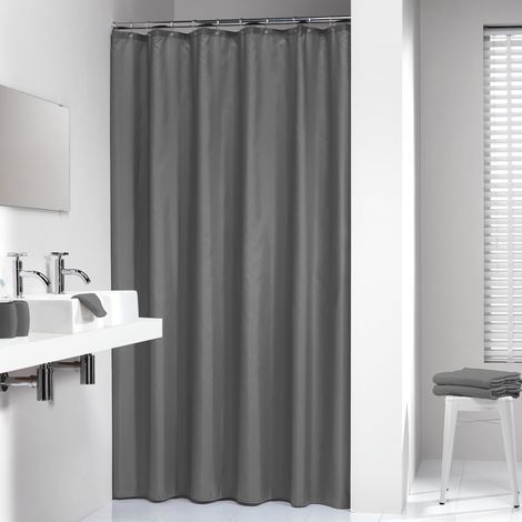 SEALSKIN Madeira Tenda da Doccia, Tessuto, Grigio, 180 x 200 cm (1/4)