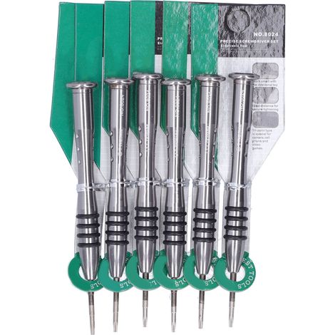 Kit de réparation de 6 tournevis en étoile pour le démontage d'iPhone et autres produits électroniques T7 (1/5)