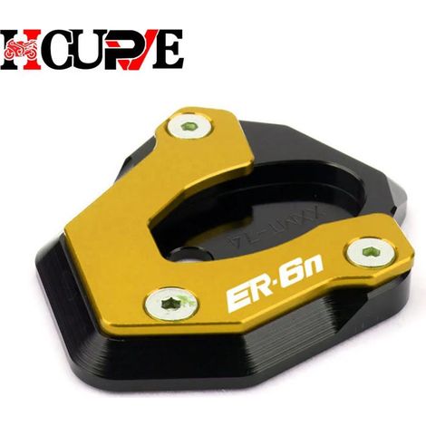 (Gold-ER6N) Béquille latérale CNC pour moto, compatible avec KAWASAKI ER-6N ER6N ER 6N ER 6F ER6F ER 6F 2012-2016 maxpower (1/4)