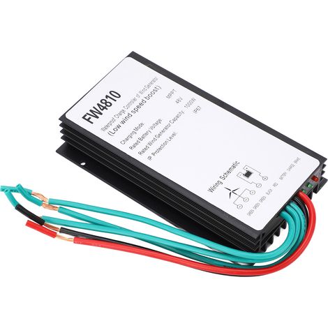 Contrôleur de charge pour générateur éolien 1000W 48V IP67 étanche MPPT (1/5)