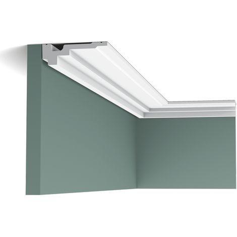 Corniche plate - Orac Decor - L200xp11.1xH3.5cm - C355 - L200 x H3,5 x L11,1 cm - ORAC DECOR (1/6)