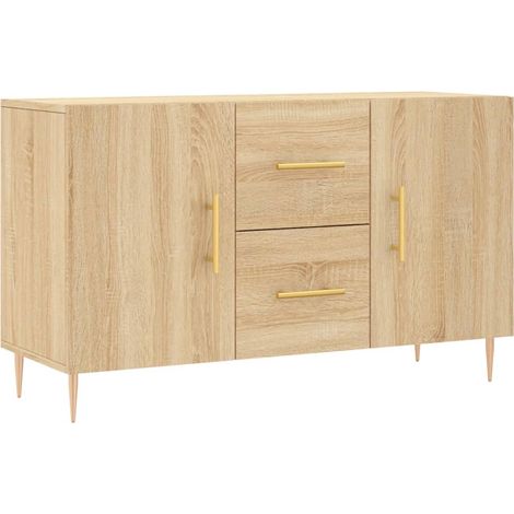 Credenza cassettiera cassettiera mobile contenitore organizer cucina soggiorno soggiorno Sonoma 100 x 36 x 60 cm derivati del legno marrone 020031472