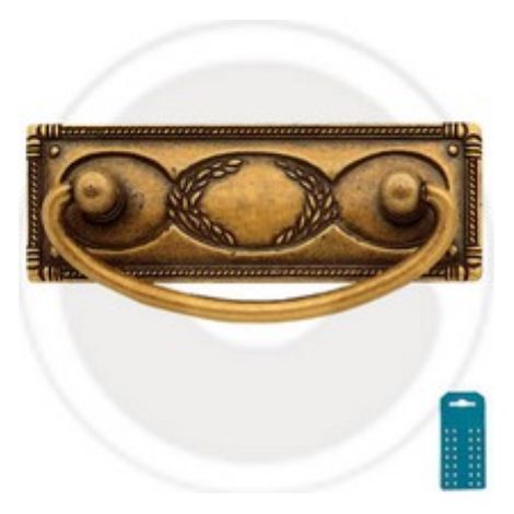 manche zamak vieilli mod florence mm 97x45 pour meuble art 06323